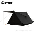 2 kg de barraca triangular de acampamento ao ar livre em Black